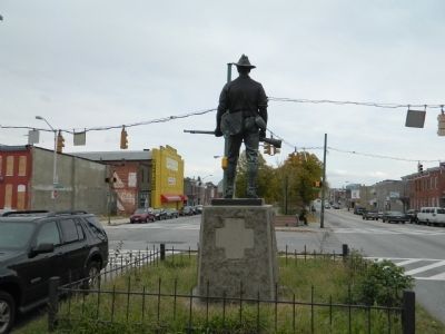 Spanish American War Monument - Rear. Click for full size. Spanish American War Monument - Rear image. Click for full size.