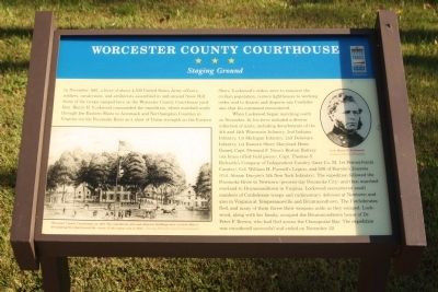 Worcester County Courthouse Marker image. Click for full size.