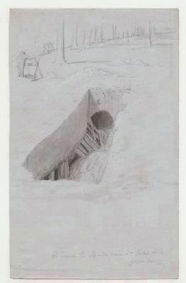 Sketch of Entrance to the Gold Hill Mine image. Click for full size.