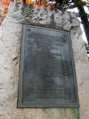 Discovery of Gold at Gold Hill Marker image. Click for full size.