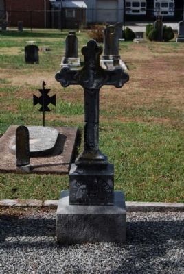 Catherine E. Gadsden Tombstone<br>Front image. Click for full size.