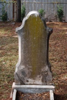 Anna E. Harrison Tombstone image. Click for full size.