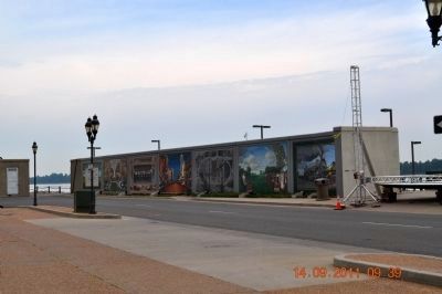 The Paducah Wall to Wall Floodwall Mural Project. Click for full size. The Paducah Wall to Wall Floodwall Mural Project image. Click for full size.