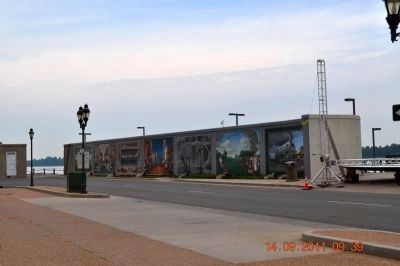 The Paducah Wall to Wall Floodwall Mural Project. Click for full size. The Paducah Wall to Wall Floodwall Mural Project image. Click for full size.