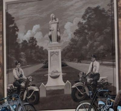 Motorcycle Mural detail. Click for full size. Motorcycle Mural detail image. Click for full size.