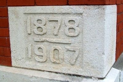 Trinity Evangelical Lutheran Church Cornerstone. Click for full size. Trinity Evangelical Lutheran Church Cornerstone image. Click for full size.