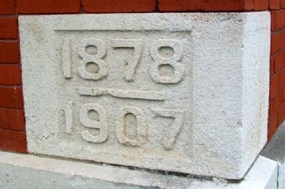 Trinity Evangelical Lutheran Church Cornerstone image. Click for full size.