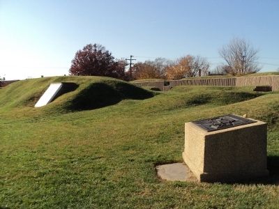 Scale Model of Fort Stevens Marker. Click for full size. Scale Model of Fort Stevens Marker image. Click for full size.