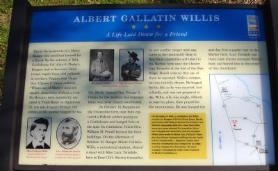 Albert Gallatin Willis Marker image. Click for full size.