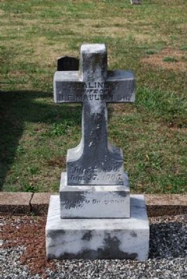 Adaline T. Mauldin Tombstone image. Click for full size.
