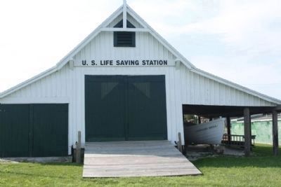 U.S. Life Saving Station, Riverside view image. Click for full size.