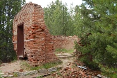 Granite Mountain Mining Company Office ruins image. Click for full size.