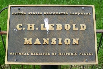 C. H. Lebold Mansion NRHP Marker image. Click for full size.
