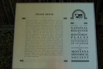 Finney House Marker image. Click for full size.
