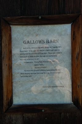 Gallows Barn Marker image. Click for full size.