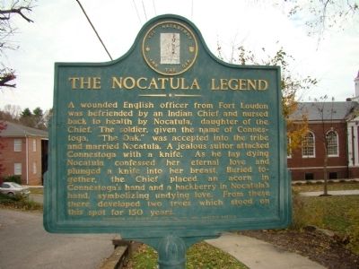 The Nocatula Legend Marker image. Click for full size.