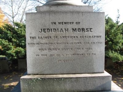 Jedidiah Morse Marker. Click for full size. Jedidiah Morse Marker image. Click for full size.