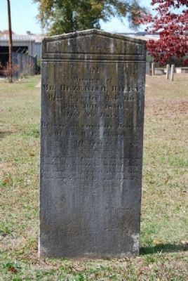 Hezekiah Riley Tombstone<br>Carved by W.T. White image. Click for full size.