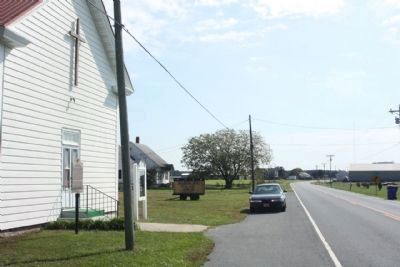 Providence United Methodist Church Marker, seen along West Piney Grove Road image. Click for full size.