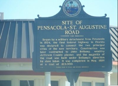 Site of Pensacola - St. Augustine Road Marker image. Click for full size.