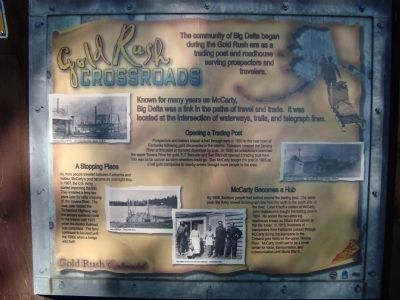 Gold Rush Crossroads Marker image. Click for full size.