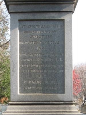 Nathaniel William Taylor Marker. Click for full size. Nathaniel William Taylor Marker image. Click for full size.