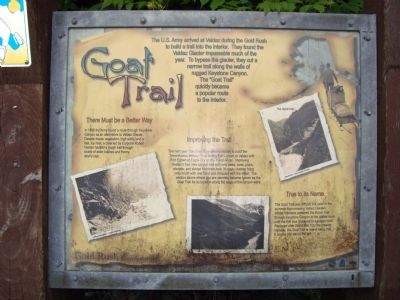 Goat Trail Marker image. Click for full size.