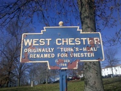 West Chester Keystone Marker. Click for full size. West Chester Keystone Marker image. Click for full size.