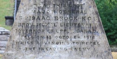 Brock's Cenotaph Marker image. Click for full size.