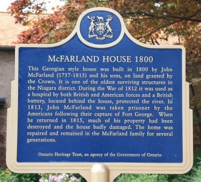 McFarland House Marker image. Click for full size.