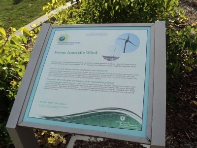 Power from the Wind Marker. Click for full size. Power from the Wind Marker image. Click for full size.