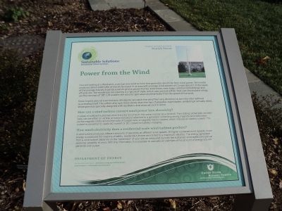 Power from the Wind Marker image. Click for full size.