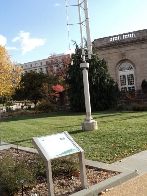 Marker at the Botanic Garden. Click for full size. Marker at the Botanic Garden image. Click for full size.