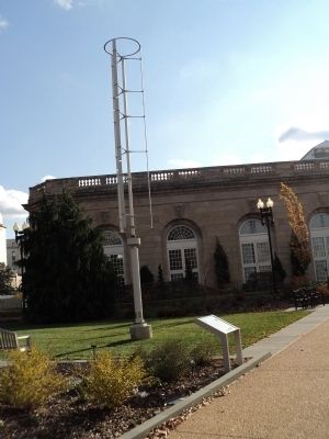 Marker and Windspire. Click for full size. Marker and Windspire image. Click for full size.