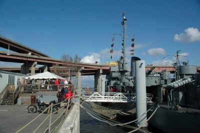 The USS Slater Docked in Albany image. Click for full size.