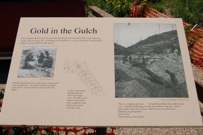 Gold in the Gulch Marker image. Click for full size.