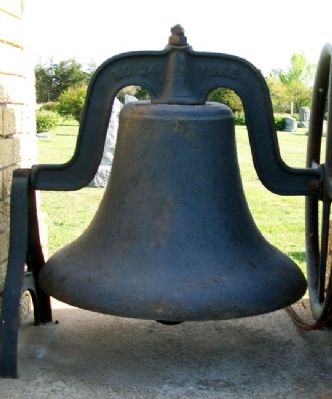 Navarre Church of the Brethren Bell image. Click for full size.