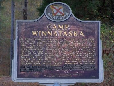 Camp Winnataska Marker image. Click for full size.