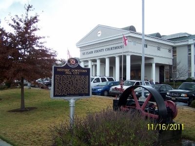 Historic Downtown Pell City Marker image. Click for full size.