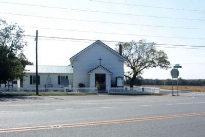 Cokesbury Church and Marker at Seashore Highway and Cokesbury Road image. Click for full size.
