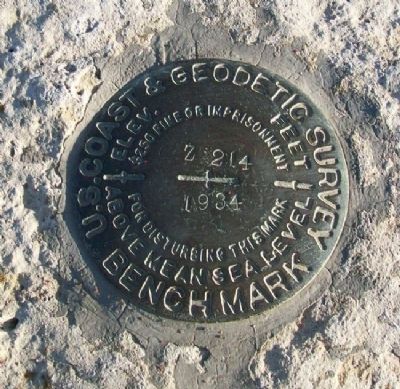 Rock Island Depot Benchmark image. Click for full size.