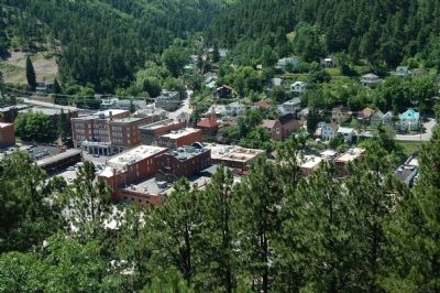 A View of Deadwood from the Mt. Moriah Cemetery image. Click for full size.