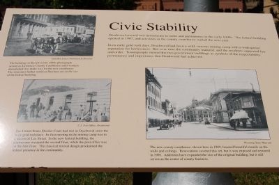 Former Civic Stability Marker image. Click for full size.