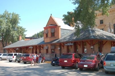 Deadwood Railroad Depot, now Visitor's Center image. Click for full size.