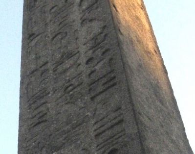 Cleopatra's Needle close-up image. Click for full size.