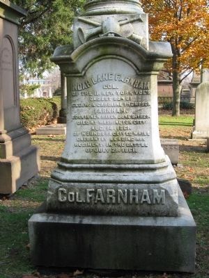 Noah Lane Farnham Marker. Click for full size. Noah Lane Farnham Marker image. Click for full size.
