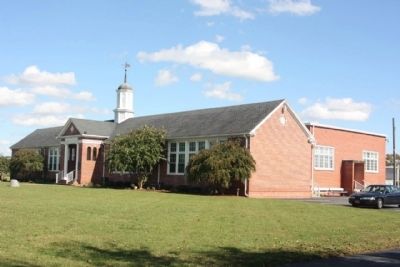 Gumboro School seen from Millsboro Highway (DE 26) image. Click for full size.
