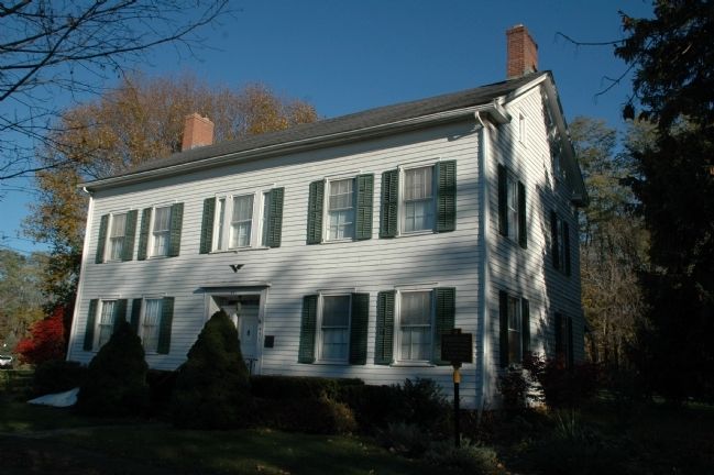 The Mynderse-Frederick House & <i>House Built 1802</i> Marker. Click for full size. The Mynderse-Frederick House & <i>House Built 1802</i> Marker image. Click for full size.