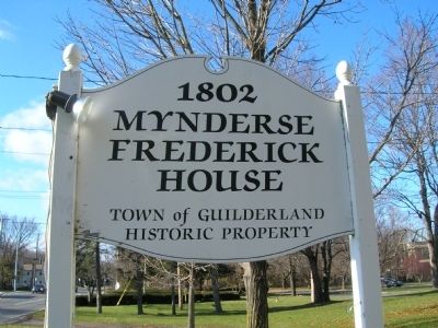 In Front of The Mynderse-Frederick House. Click for full size. In Front of The Mynderse-Frederick House image. Click for full size.