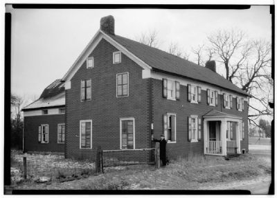 The Freeman House Documented in the Historical American Building Survey image. Click for full size.